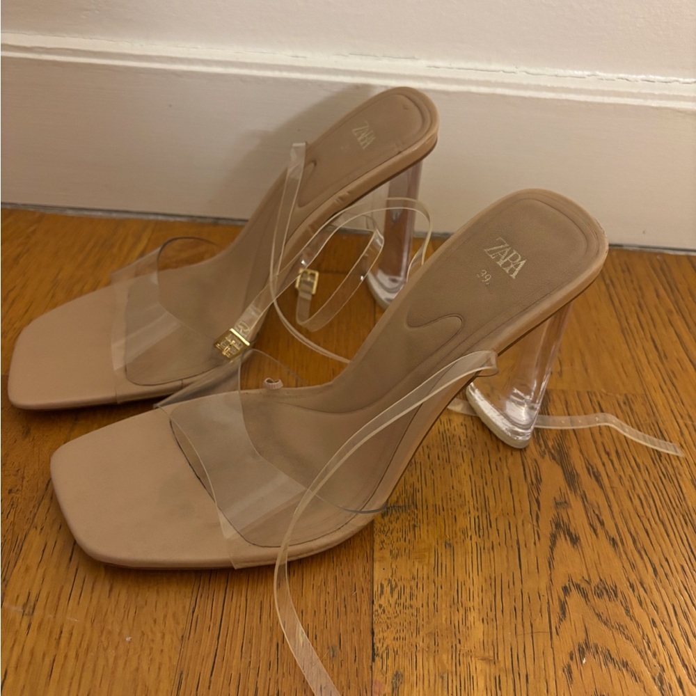 Zara Lucite shoe